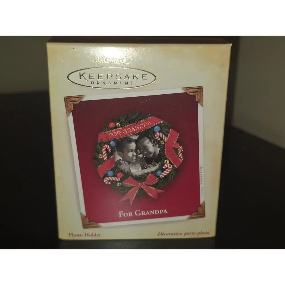 2005 Hallmark Keepsake‎ Ornament For Grandpa Photo Holder